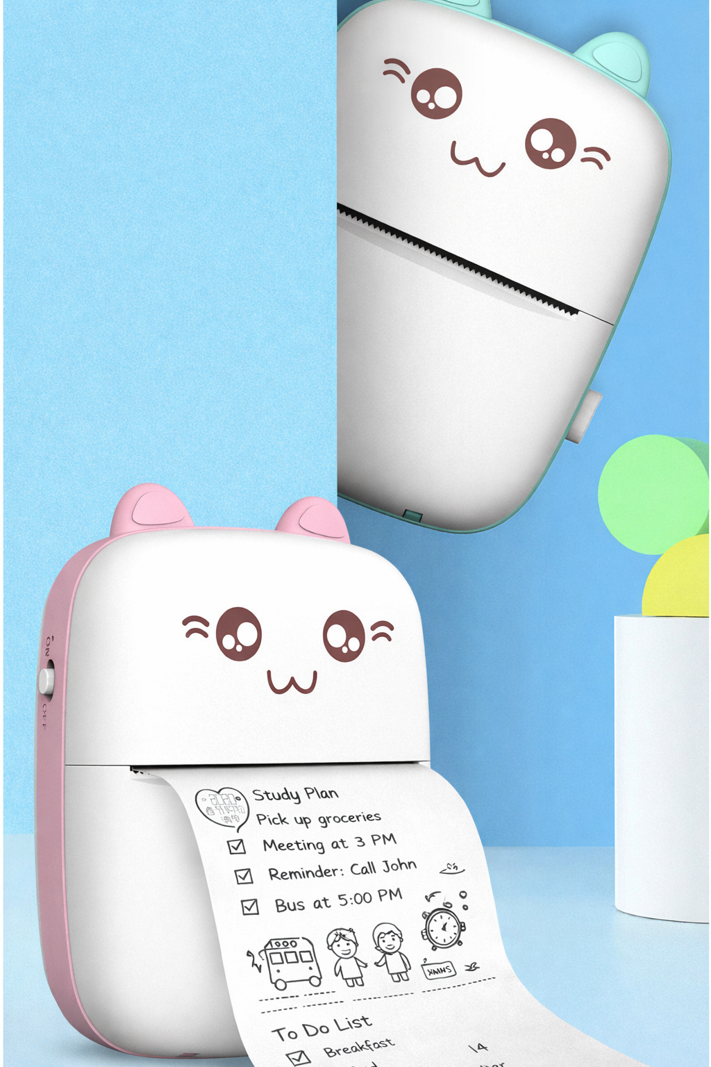 Melixy Mini Pocket Printer – Bluetooth Thermal Photo & Label Printer